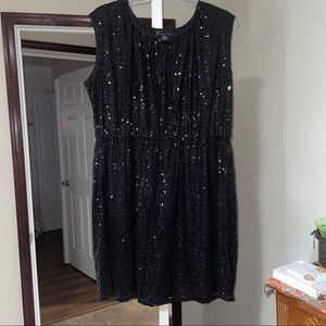 Full Sequin Lane Bryant dress Sz 18